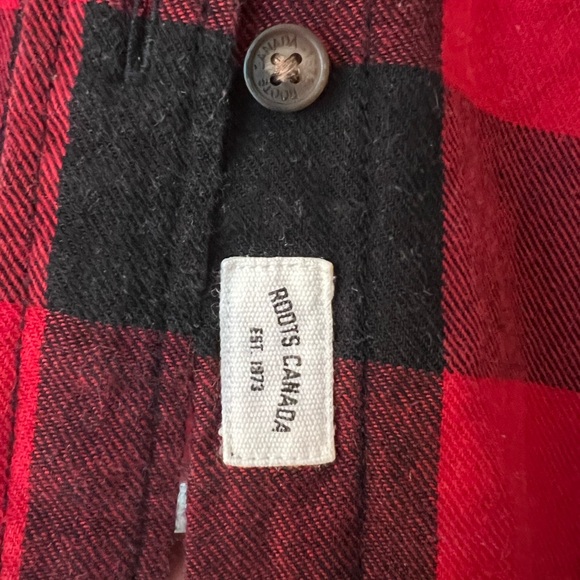 Roots Red and Black Plaid Shirt - Picture 3 of 8